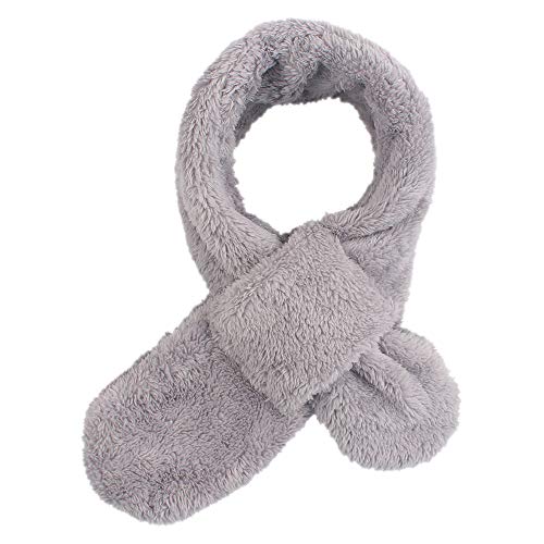 Image of JANGANNSA Fleece Kids Scarf - Warm Winter & Autumn Neck Warmer for Boys & Girls 1-6Y