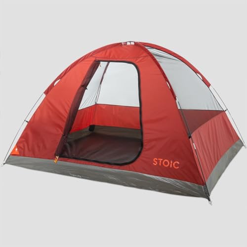 Dome Tent + Vestibule: 4-Person 3-Season, Tigerlily/Red Ochre, One Size - Thumbnail 3