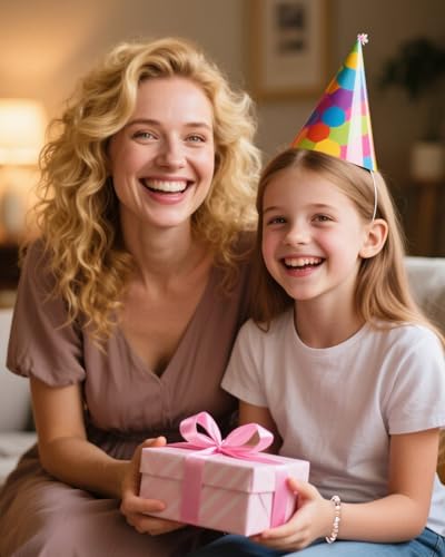 Happy Birthday Gift for Girls Ages 4-13 | Enchanted Pink Gift Set for Girls Daughter, Granddaughter, Niece 6