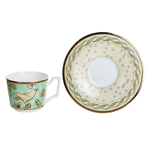 Tasse et soucoupe 180 ml en céramique le cadeau idéal pour thé - 5