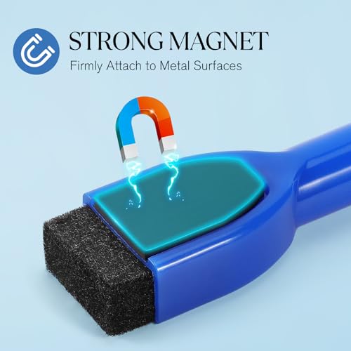 Image of MaxGear Dry Erase Markers Fine Tip with Eraser, Assorted Color Magnetic Whiteboard Markers Erasable Fine Point Low Odor for White Board, School Supplies for Classroom, Home, Office, 8 Count