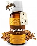 Nordbienchen Propolis Tropfen 40% - naturreine Propolis Tinktur direkt vom Imker - natürliches Rachen Spray, als Nagelserum, zum Gurgeln, bei Hautunreinheiten, uvm. Extrakt Serum 20ml
