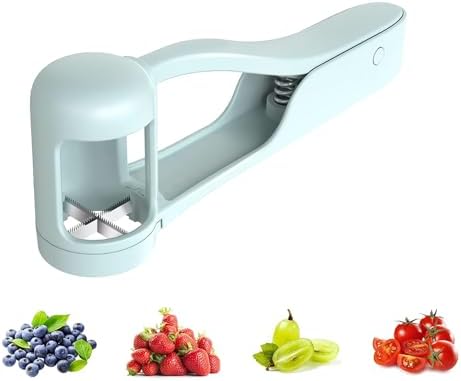 Fruit Slicer,Grape Slicer,Grape Slicer for Babies,Grape Cherry Tomato Strawberry Slicer Tool,Vegetable Fruit Salad Kitchen Gadget,Stainless Steel Kitchen Gadget.