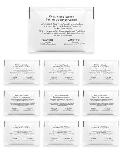 MyKEEPOW 10 Packs W10346771A Refrigerator Produce Preserver Refills