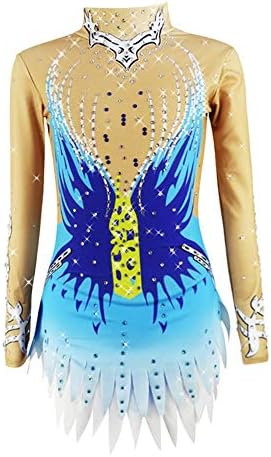 LIUHUO - Maillot de competición de gimnasia rítmica para niñas