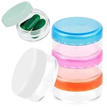 【Compact and Convenient】: Small pill container is designed for easy portability. With a total height of 1.5 cm and a bottom diameter of 3 cm, this small pill case for purse is ideal for travel and daily use. Easily slip travel pill box into your pock...