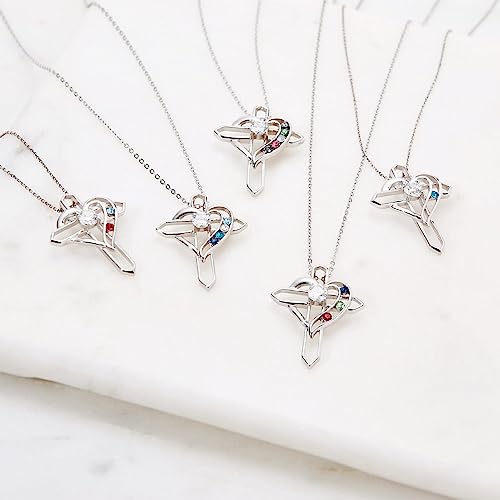 EVE'S ADDICTION Women's Custom Sterling Silver 4 Stone Simulated Birthstone Heart with Cross Pendant (16" chain) Personalized Mother Daughter - Christmas Jewelry Gift - Image 3