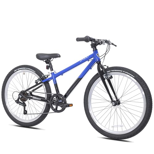 Kent International '24'' Kent 2400 Mountain Bike, Black/Blue