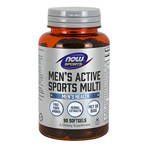 NOW Sports Nutrition, Men's Extreme Sports Multi with Free-Form Amino Acids, ZMA®, Tribulus