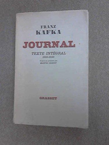 Journal De Kafka: Franz Kafka: Amazon com: Books