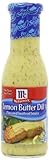 Mccormick Golden Dipt Sauce For Seafood Lemon Butter Dill 8.4-Ounce Glass (Pack Of 6)