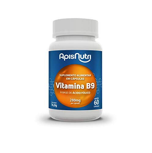 Apisnutri Suplemento de Vitamina B9, 60 Capsulas