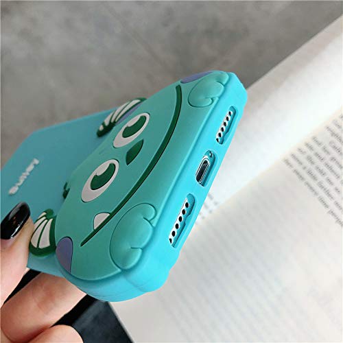Iphone Xs Max Sulley Case,Soft Silicone 3D Cartoon Animal Cover,Kids Girls Boys Rubber Kawaii Character Skin Shell (Sulley, Iphone Xs Max) #TOP3