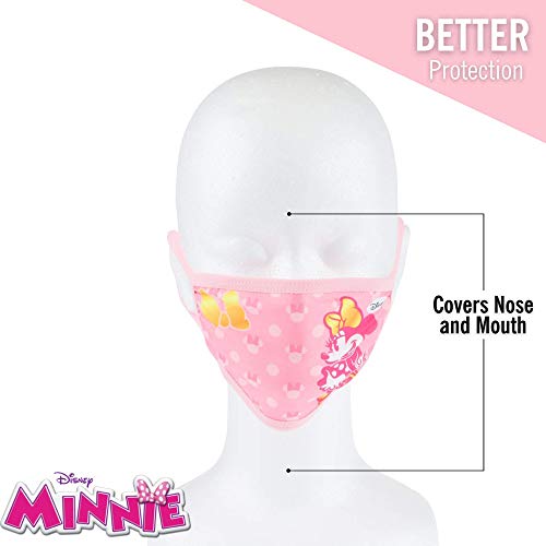 Concept One Disney Minnie Mouse Cloth Face Mask, Officially Licensed, Washable, Kids #TOP2
