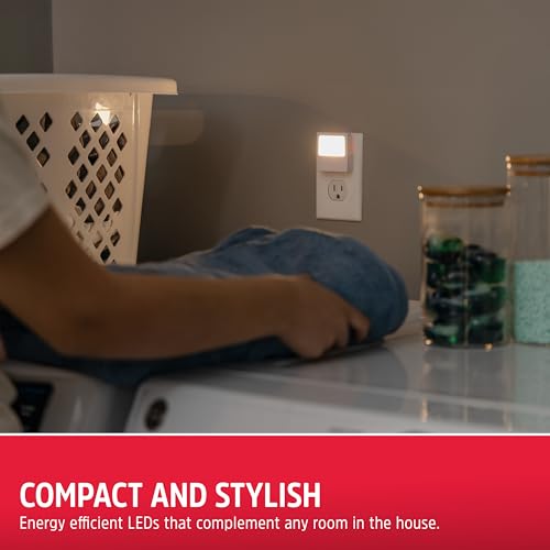 Image of Energizer Night Lights Plug into Wall, 2-Pack, LED Plug in Nightlight, Soft Warm White, Always On, Adults, Kids, Bedroom, Bathroom, Nursery, Hallway, Kitchen, UL Safety Listed, 81568
