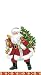 Entertaining with Caspari Lynn Haney Santa Guest Towels, Pack of 15