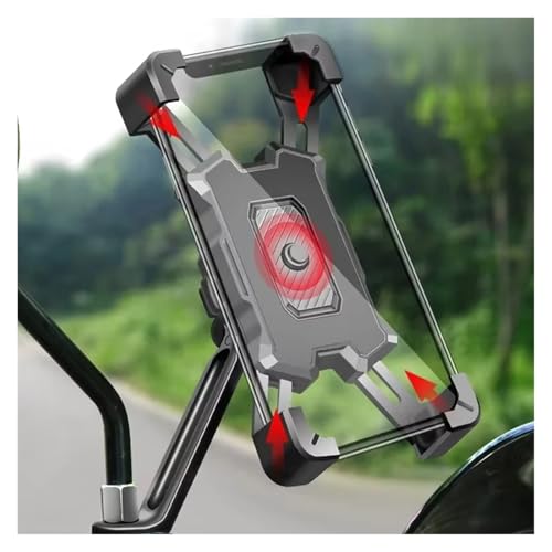 Support navigation moto et VTT rotatif 360 avec plaque GPS stable