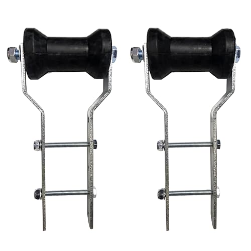 Americangaslogs 5inch Adjustable Keel Roller with Panel Bracket Assembly (2PCS)