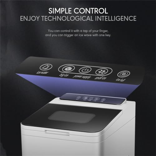 Portable Ice Machine Self-Cleaning, Ice Makers Counter top with Soft Pellet Ice, Pellet Ice Maker for Home Kitchen