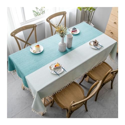 Nappe rectangulaire lavable anti-tache verte 60x60 cm Daesar