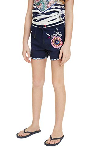 Pantalón corto Desigual niña talla 11/12 años shorts azules infantiles 19sgpk03