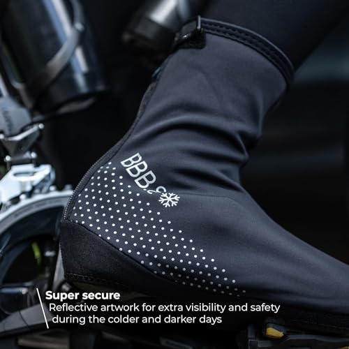 BBB Freeze cubrezapatos impermeables para ciclismo, térmicos y reflectantes, a prueba de viento para invierno 0-10 grados BWS-21 miniatura 4