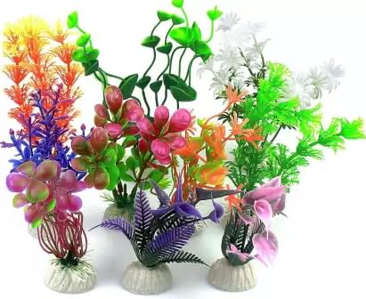 animaux Aquarium Plants Decorations 10 PCS Artificial Green Plastic Fish Tank Accessories Large Aquarium Decorations Goldfish Betta Fish Tank Decor (B0CCPCWJ4L) Amazon Price History, Amazon Price Tracker
