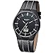 Produktbild Regent Herren Analog Funk Uhr mit Leder Armband 11030139