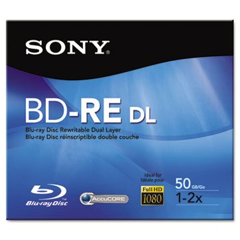 BD-RE Dual Layer Rewritable Disc 50GB 2x