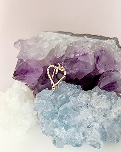 Cute Open Sideways Heart Shaped Ring - 14K Gold-Filled Sterling Silver Wire Band - Thumb Pinky Ring - Jewelry Inspirations #TOP5
