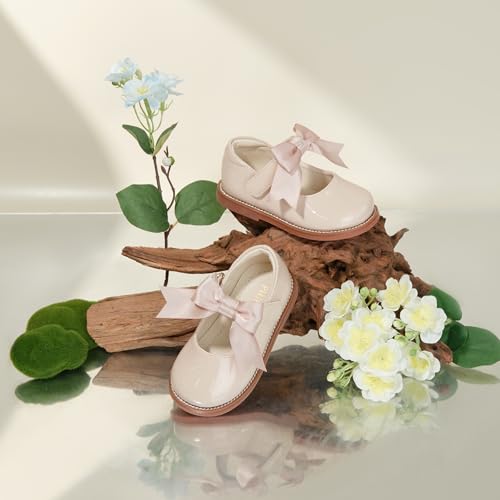 Image of PHIRAMIN Toddler Girl Mary Jane Dress Shoes-Little Girl School Uniform Shoes for Wedding Party