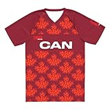 Outerstuff FIFA 2026 World Cup Kid's Sublimated Soccer Jersey, Canada, Small (8) Red