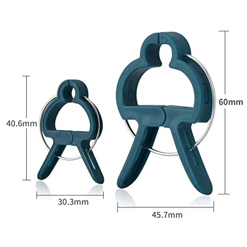 ATUIO JOYSACE 60PCS Plant Clips 2 Sizes Adjusting Garden Plant Clips Reusable Plant Supports Clips for Supporting Stems of Flower Vine Vegetables Tomatoes Climbing