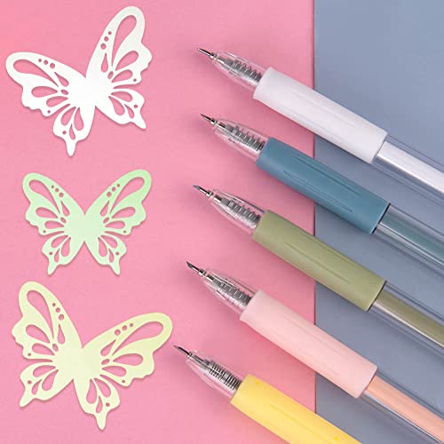 Auauy Knife Pen Craft Cutting Tools, 5Pcs Cartoon Pattern Student Utility Knife Pen With 5Pcs Cutter Head Refills, Retractable Carving Pen Knife, Precision Paper Cutter Pen For Diy Project & Art Hobby #TOP5