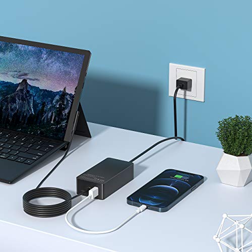 Surface Book Charger,102W 15V 6.33A Power Supply For Surface Book Surface Book 2 Surface Book 3 Surface Laptop 1/2/3 Surface Go/Go 2 Surface Pro 3 Pro 4 Pro 5 Pro 6 Pro 7 Pro X,With 6.2Ft Power Cord #TOP5