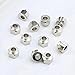 Micro Traders 20pcs Eccentric Spacers 5MM M5 Bore Carbon Steel Nickel Plated Fit for V-Groove Wheel Aluminium Extrusion 3D Printer Repra CNC
