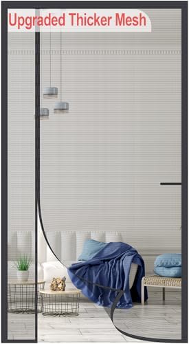 Magnetic Screen Door 36x80 Magnetic Screen Door - Heavy Duty Fiberglass, Self-Closing For Door Size 36"x82" (Screen 38"x83") 36 X 80 Screen Door