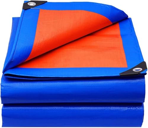 Lona impermeable de polietileno resistente de 1x4 metros con ojales para cubiertas de exterior 2