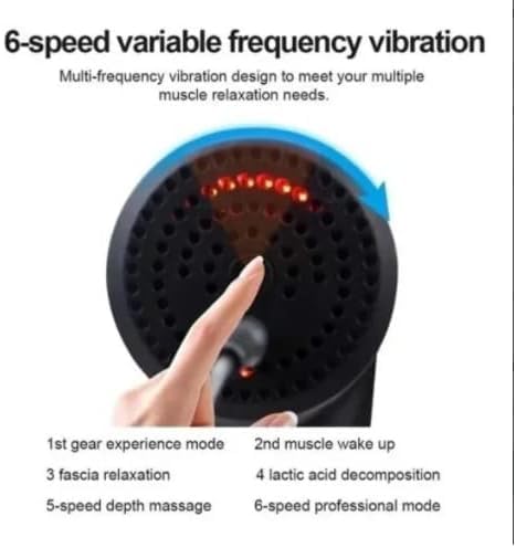 bigbigfamily Pistola Massageadora Miofascial Fisio Atleta Gun Relax Crossfit Massagem 4 Ponteiras e