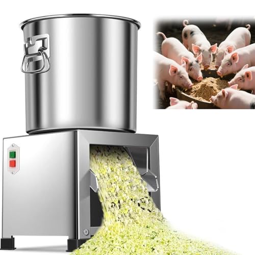 Electric Vegetable Chopper, 1500W Heavy Duty Stainless Steel Food Processor for Poultry Feed, Vegetables, Peanuts, Ginger, Garlic - Efficient Food Preparation