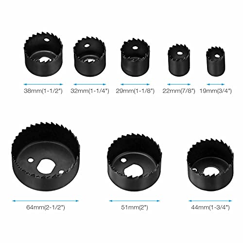 Set de Brocas Sierra de 11 Piezas 3/4" a 2 1/2" miniatura 4