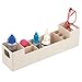mDesign Caja para medicamentos con asas para el baño – Cajas clasificadoras...
