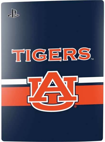Skinit Decal Gaming Skin Compatible with PS5 Bundle - Officially Licensed Auburn University Tigers AU Design