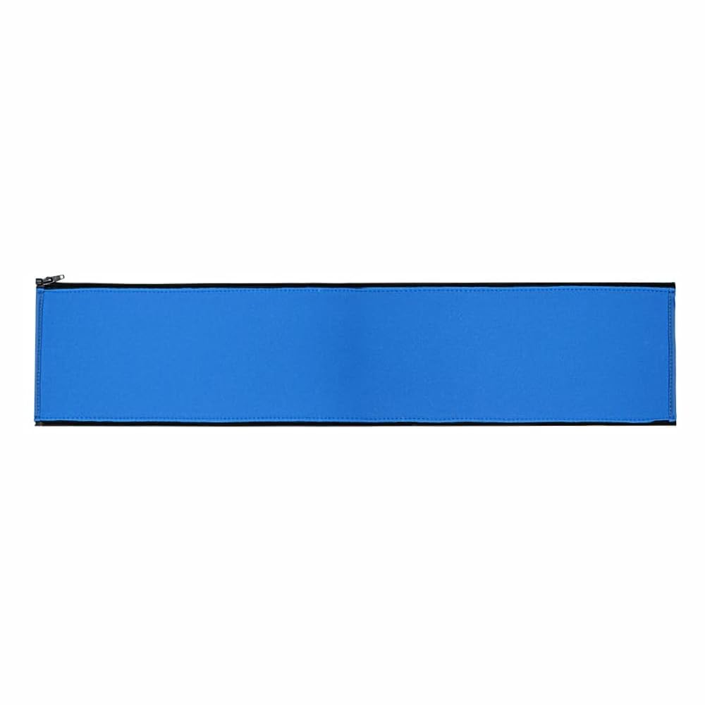 Cubierta para barandilla de piscina de 300 cm, cubierta de neopreno antideslizante resistente con cremalleras para escalones de escalera