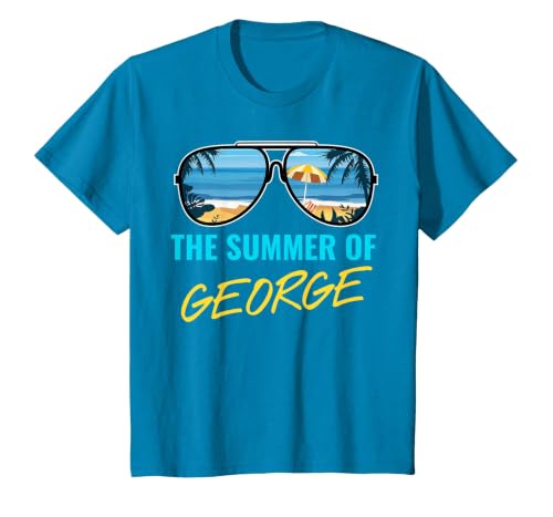 The Summer of George Pop Culture T-Shirt, Youth, Sapphire Blue, 2T
