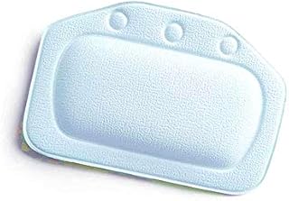 Bathtub Pillow Bath Pillow with Suction Cup Home Foam Bath Headrest Cushion Pillow Waterproof Neck Shoulder Rest Pillow Bathroom Accessories Fits Any Size Tub