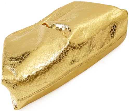 Image of Clutch Purses Cloud Shoulder Bags Evening Dumpling with Ruched Pouch Handbags | Ruched