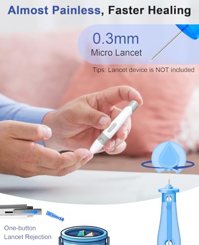 Image of Blood Glucose Test Strips, 100 Count Blood Sugar Test Strips and 100 lancets for Diabetes, Accurate, Auto Code, Compatible with All CAKRNPS Glucometer for Easy Blood Sugar Testing (No Monitor)