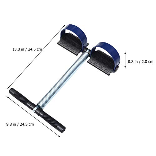 CLISPEED Exercitador de perna de abdômen elástico para treinamento de mola tensão cintura pé Pedal A