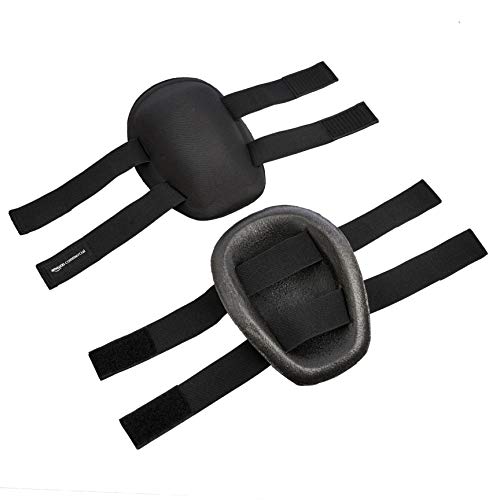 Amazoncommercial Non-Marring Polyester-Cap Knee Pads, 5.75 In, Black, 3 Pair #TOP1